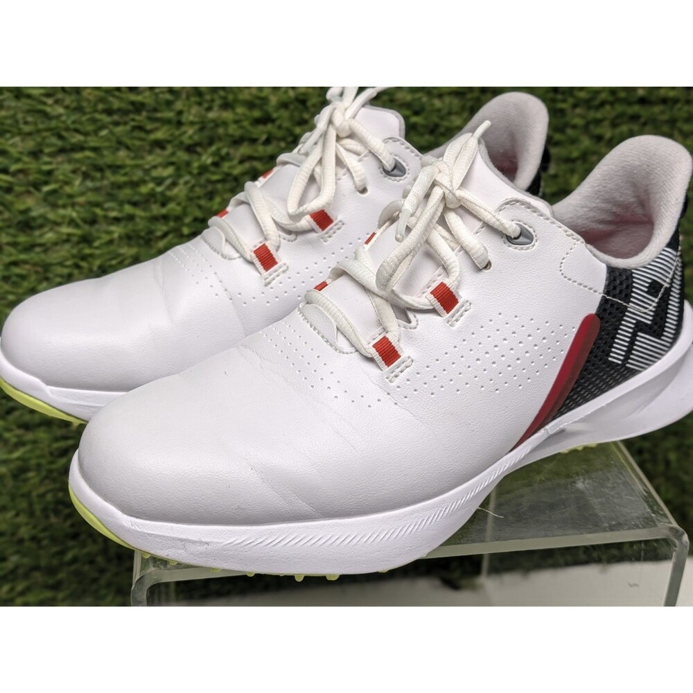 FootJoy Fuel Spikeless Golf Shoes White Sz 5 Womens Leather Stratolite